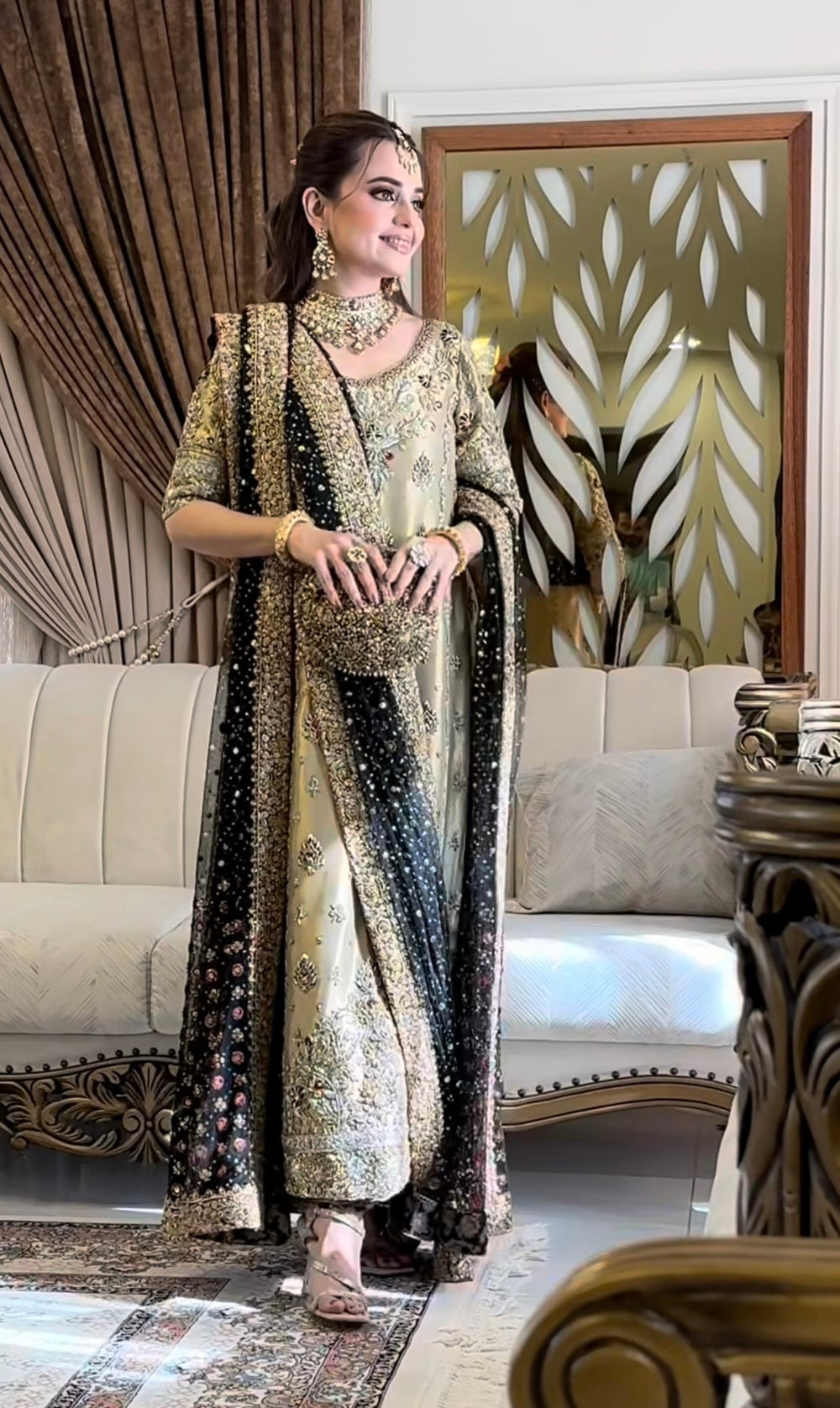 Haris shakeel Mesuri Hand Embellished