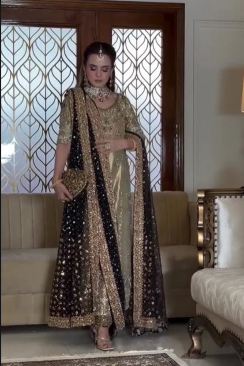 Haris shakeel Mesuri Hand Embellished